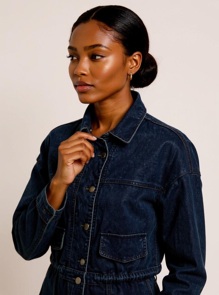 The Utility Jacket in Dark Blue
