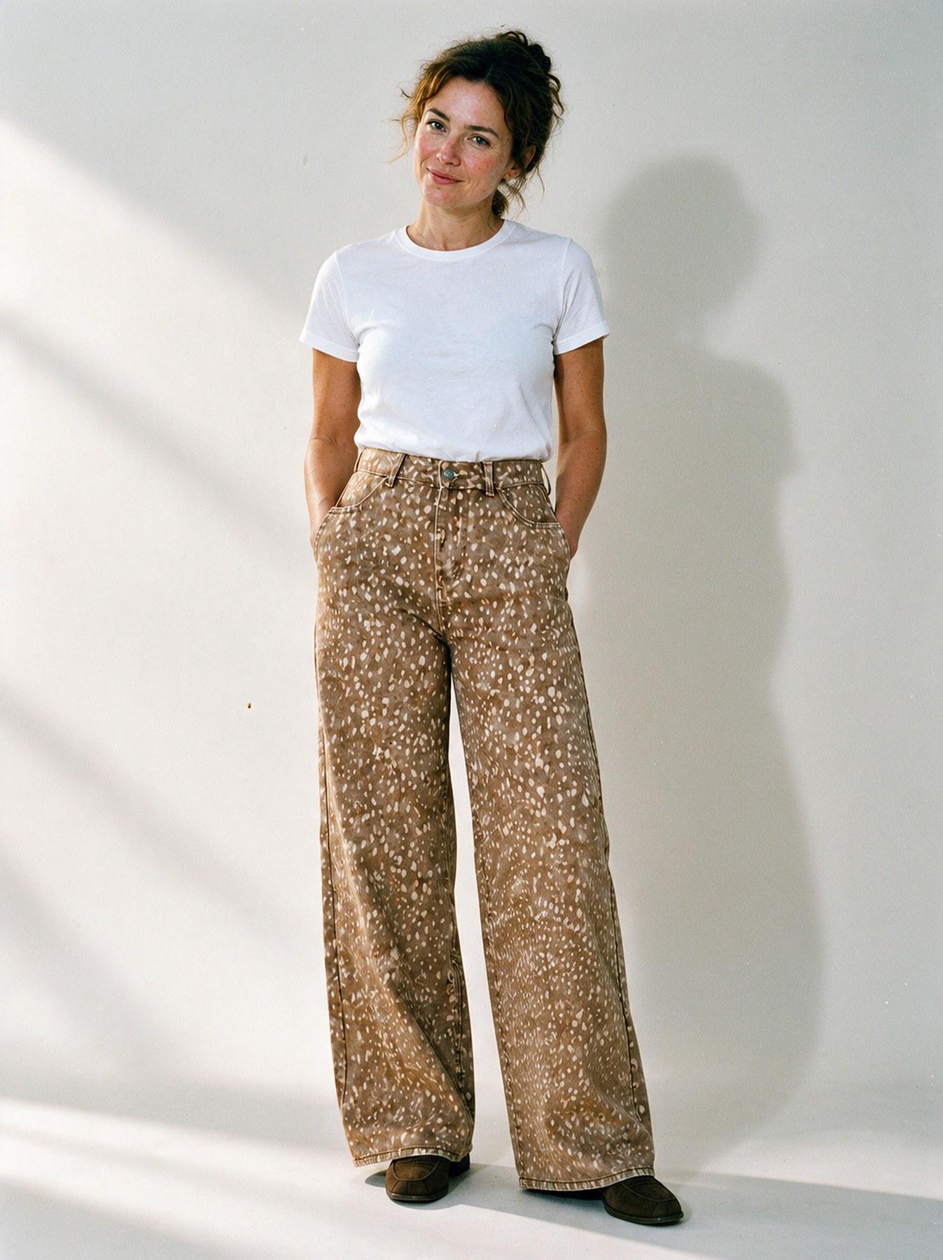 The Fawn Trouser in Beige