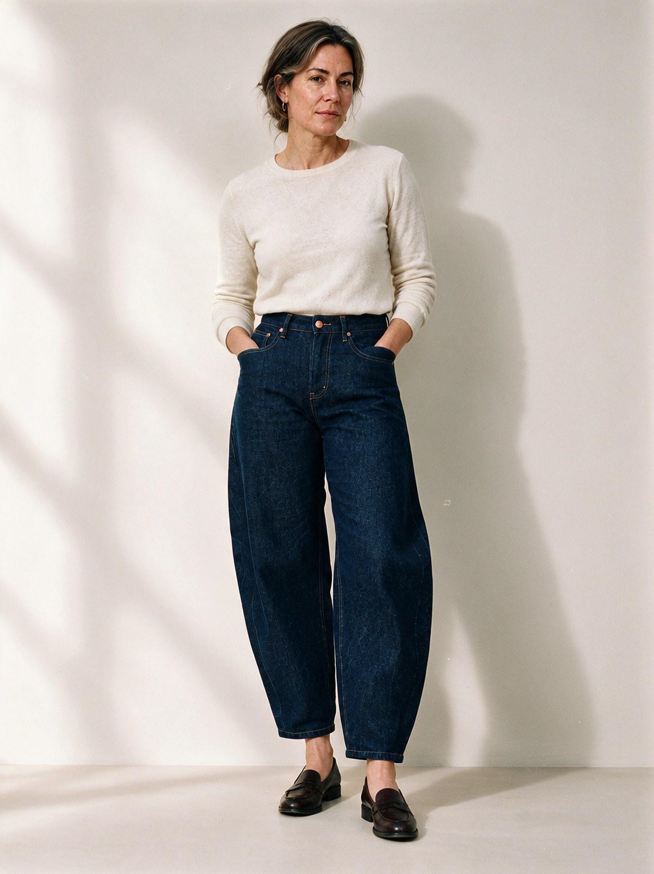 The Barrel Jean in Indigo